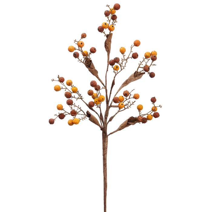 16.5" Artificial Berry Stem -Fall (Pack of 24) - FSB114-FA/MX