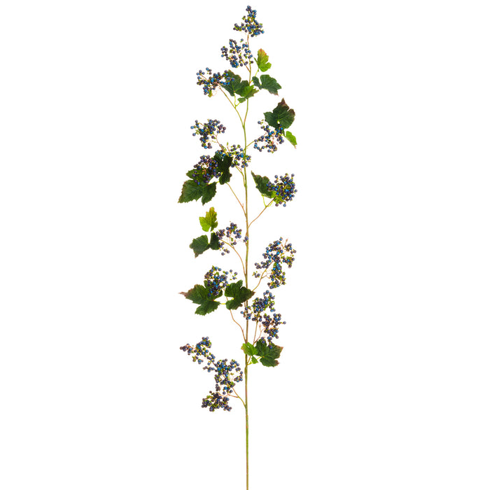 57" Hanging Artificial Berry Stem -Purple/Blue (pack of 6) - FSB129-PU/BL