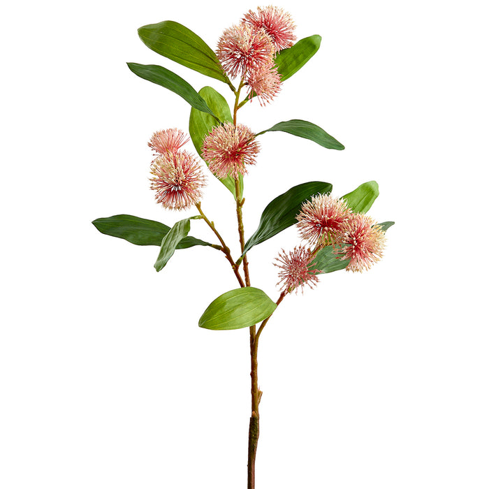 29" Artificial Chinese Sweet Gum Blossom Stem -Pink/Cream (pack of 12) - FSB135-PK/CR