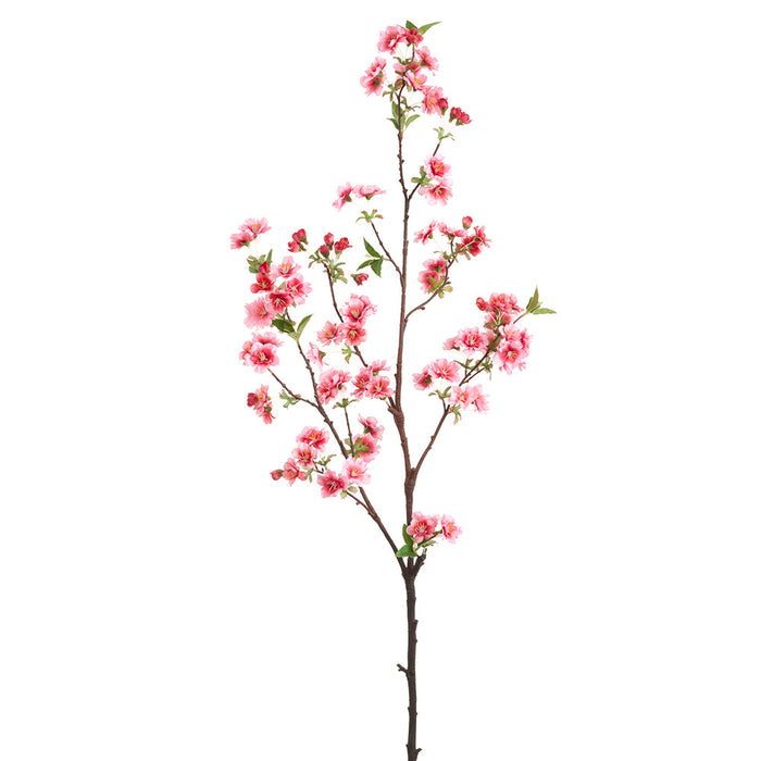 44.4" Cherry Blossom Silk Flower Stem -Pink/Beauty (Pack of 12) - FSB140-PK/BT