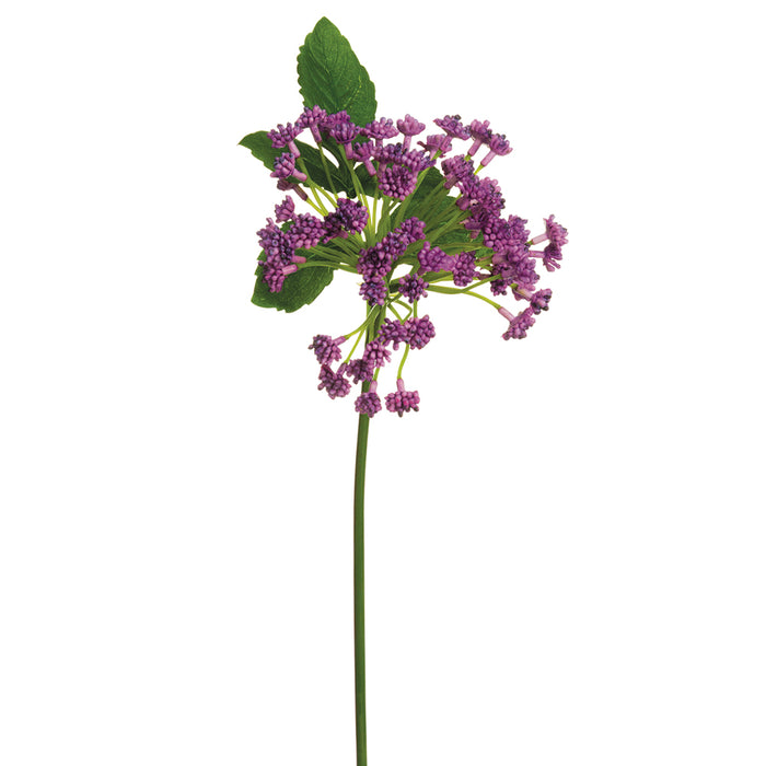 15" Budding Artificial Flower Stem -Lavender (pack of 12) - FSB145-LV