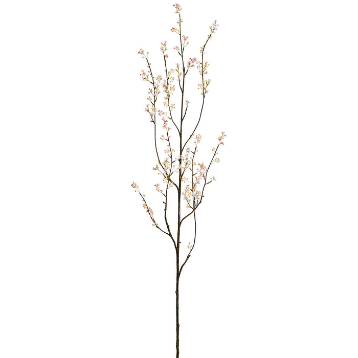 57" Plum Blossom Silk Flower Stem -Pink (Pack of 12) - FSB158-PK