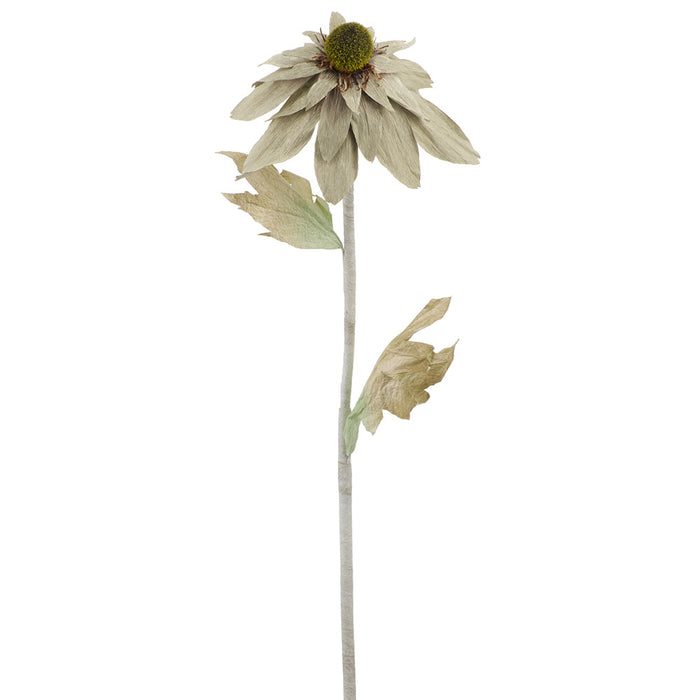 47" Rudbeckia Black-Eyed Susan Silk Flower Stem -Taupe/Beige (Pack of 2) - FSB180-TP/BE