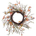 20" Bittersweet Berry & Rosehip Artificial Wreath -Orange (Pack of 2) - FSB199-OR