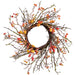 20" Bittersweet Berry & Rosehip Artificial Wreath -Orange (Pack of 2) - FSB199-OR