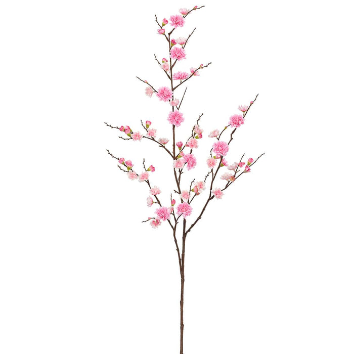 43" Plum Blossom Silk Flower Stem -Pink (Pack of 12) - FSB244-PK