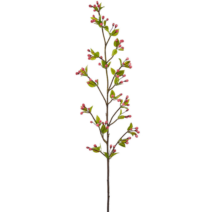 44" Blossom Bud Silk Flower Stem -Pink (Pack of 12) - FSB264-PK