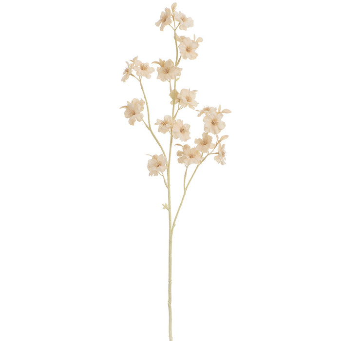31.5" Silk Cherry Blossom Flower Stem -Cream (Pack of 12) - FSB275-CR