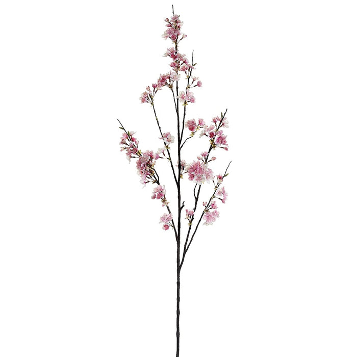 51" Silk Cherry Blossom Flower Spray -Pink/Cream (pack of 6) - FSB305-PK/CR