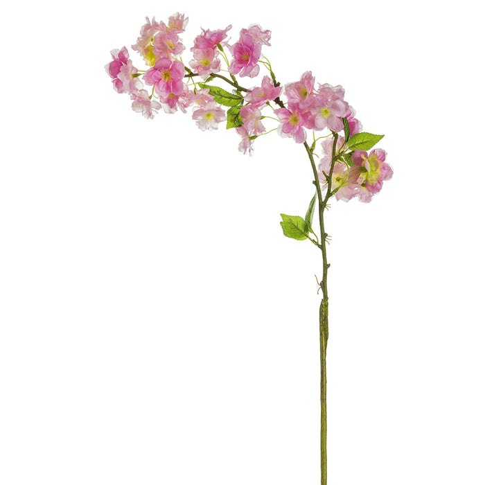 31" Silk Cherry Blossom Flower Stem -Pink (pack of 12) - FSB314-PK