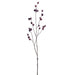 40" Faux Rosehip Berry Stem -Eggplant (Pack of 12) - FSB330-EP