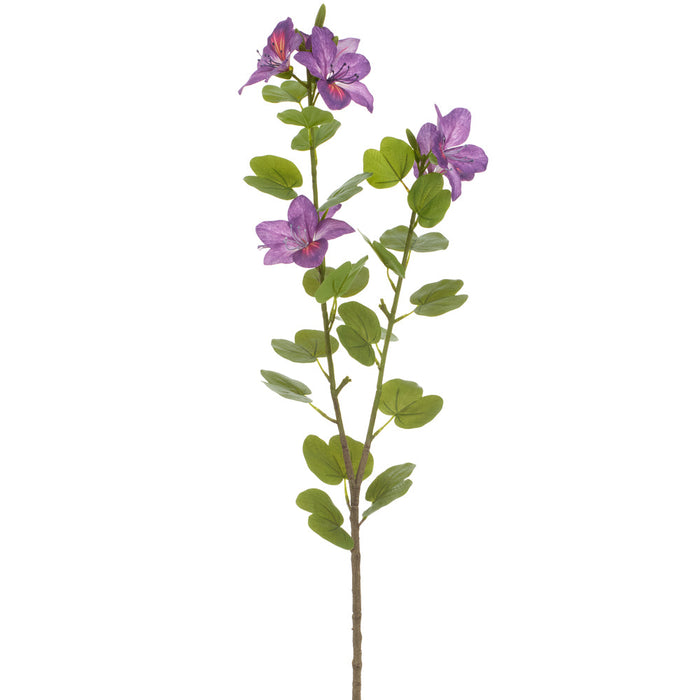 36" Bauhinia Hong Kong Orchid Silk Flower Stem -Boysenberry (Pack of 12) - FSB340-BB