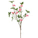 34.5" Japanese Quince Blossom Silk Flower Stem -Pink (pack of 12) - FSB401-PK