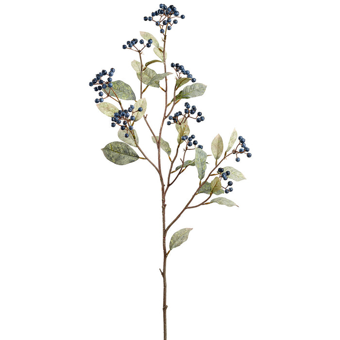 41" Berry Artificial Stem -Blue (Pack of 12) - FSB419-BL