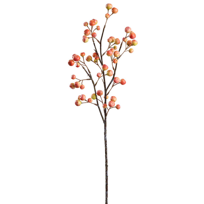 30.5" Artificial Crabapple Fruit Stem -Orange (Pack of 12) - FSB420-OR