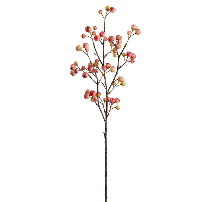 30.5" Artificial Crabapple Fruit Stem -Red (Pack of 12) - FSB420-RE