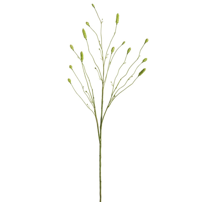 43" Artificial Burnet Flower Stem -Green (pack of 12) - FSB425-GR