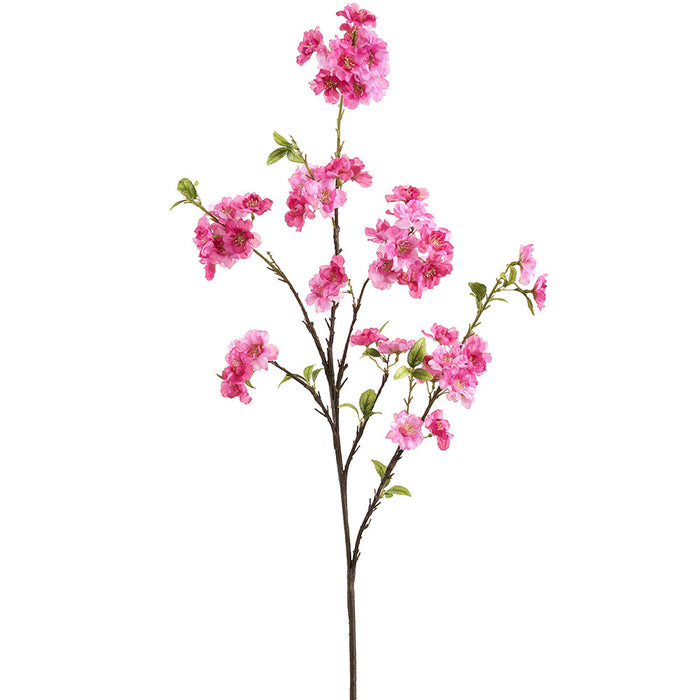45" Cherry Blossom Silk Flower Stem -Beauty/Pink (Pack of 8) - FSB446-BT/PK