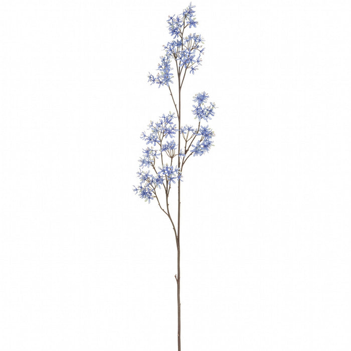 60.5" Tree Blossom Silk Flower Stem -Light Blue (Pack of 6) - FSB454-BL/LT