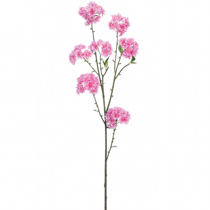 45.5" Cherry Blossom Silk Flower Stem -Pink (Pack of 6) - FSB455-PK