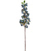 36.5" Artificial Crabapple Fruit Stem -Blue (Pack of 12) - FSB475-BL