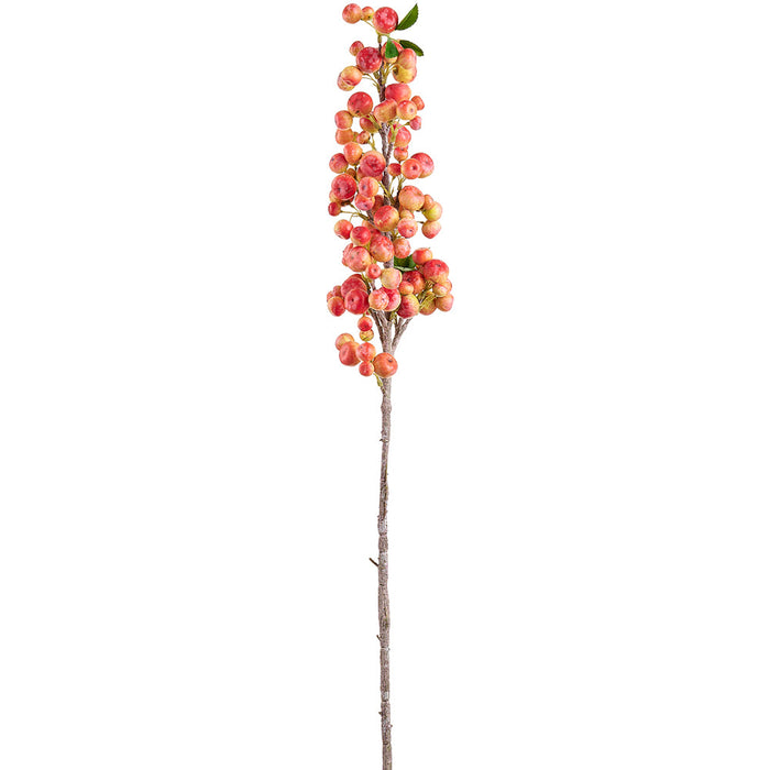 36.5" Artificial Crabapple Fruit Stem -Orange (Pack of 12) - FSB475-OR