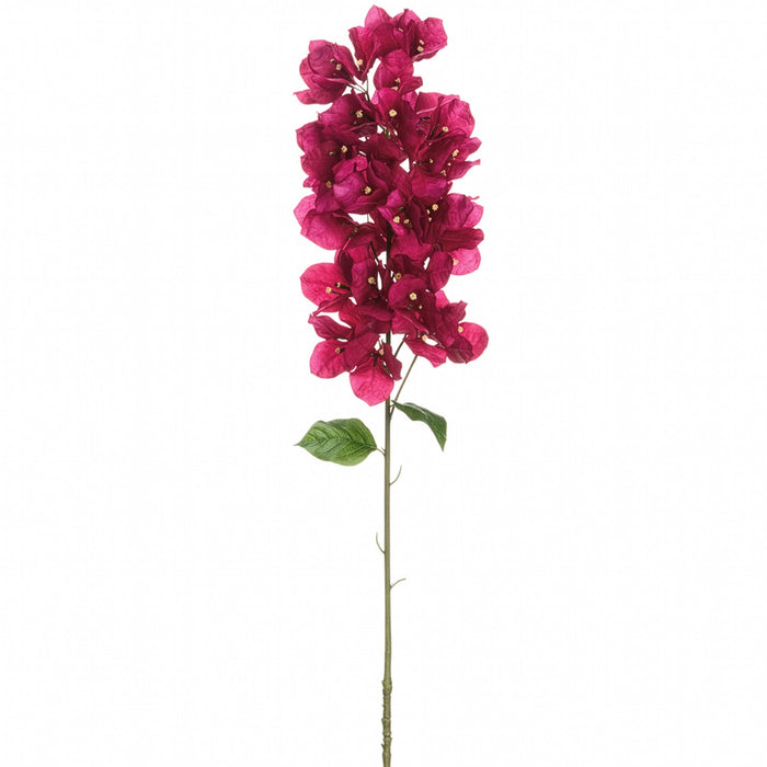 48.5" Bougainvillea Silk Flower Stem -Fuchsia (Pack of 6) - FSB485-FU