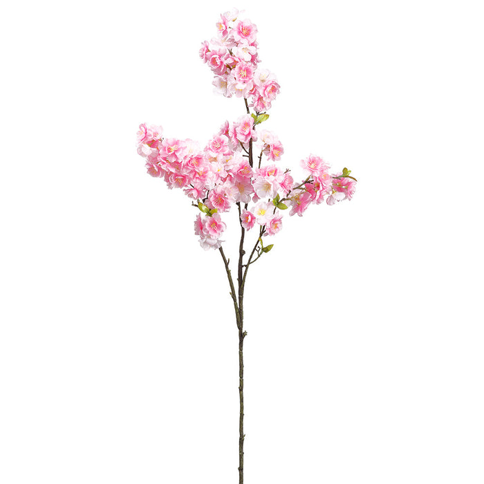 40" Cherry Blossom Silk Flower Stem -Dark Pink (Pack of 12) - FSB533-PK/DK