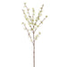 40" Plum Blossom Silk Flower Stem -White (Pack of 12) - FSB704-WH