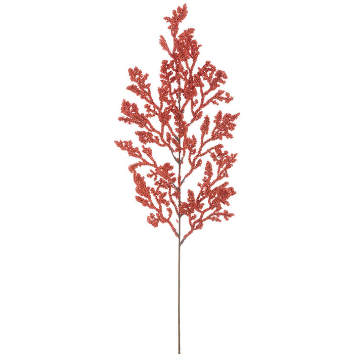 28" Artificial Mini Berry Stem -Brick (Pack of 12) - FSB770-BC