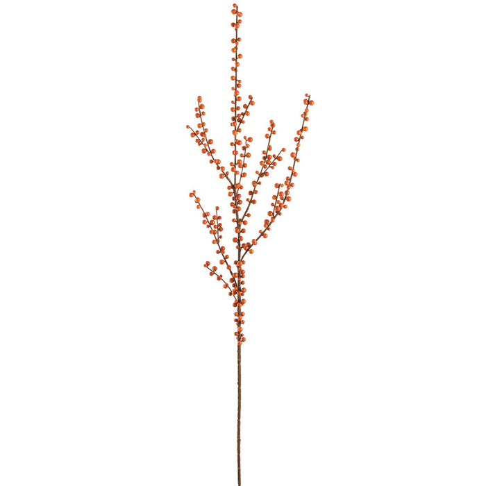 43" Artificial Berry Stem -Orange (Pack of 12) - FSB834-OR