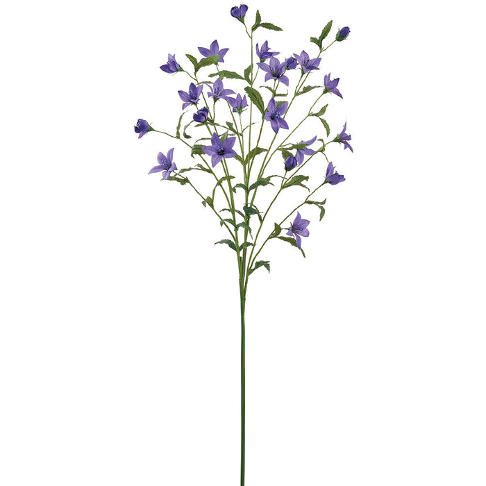 42" Bellflower Campanula Silk Flower Stem -Purple (Pack of 6) - FSB896-PU
