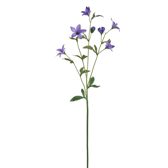 29" Bellflower Campanula Silk Flower Stem -Purple (Pack of 24) - FSB898-PU