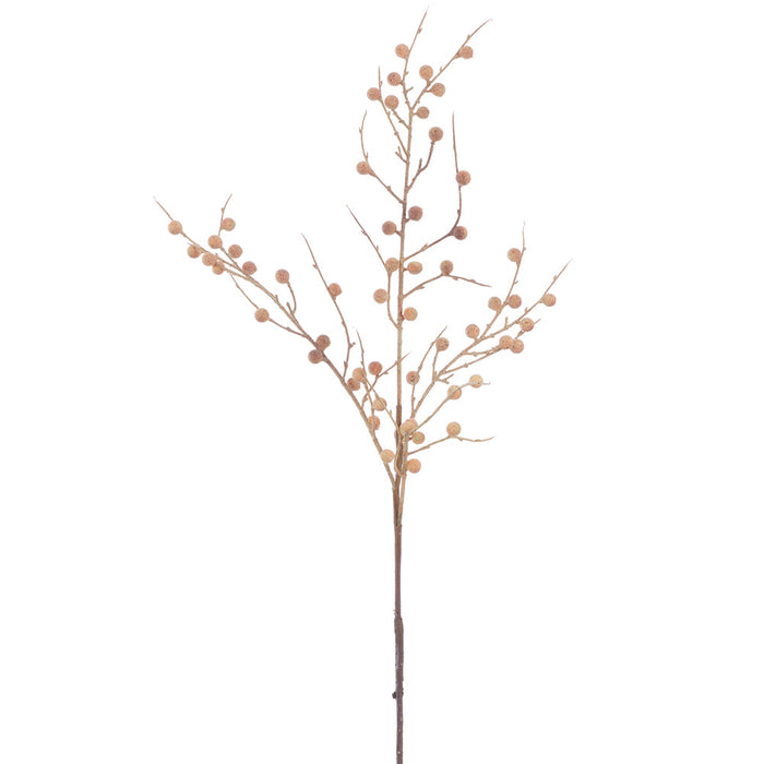 36" Berry Artificial Stem -Beige (Pack of 12) - FSB902-BE