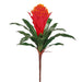 14" Silk Bromeliad Plant Flower Bush -Flame (Pack of 24) - FSB906-FL