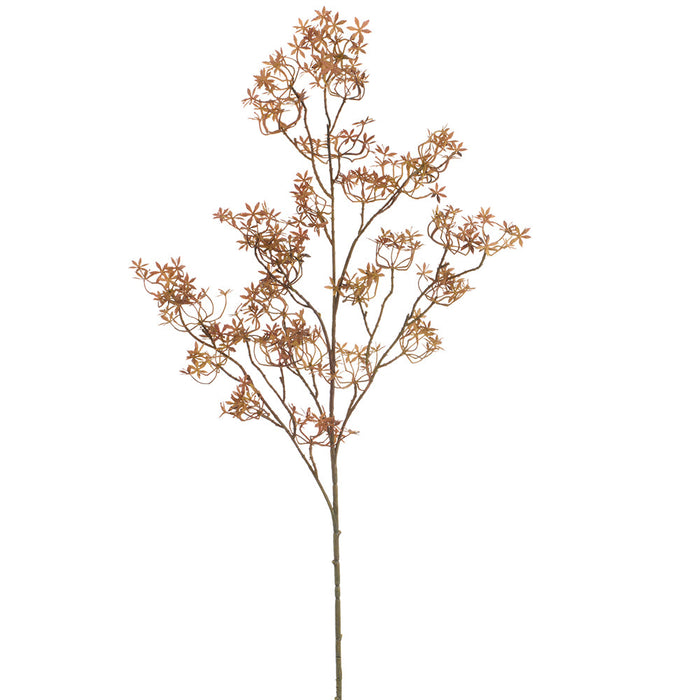 41" Blossom Silk Flower Stem -Brown (Pack of 12) - FSB931-BR