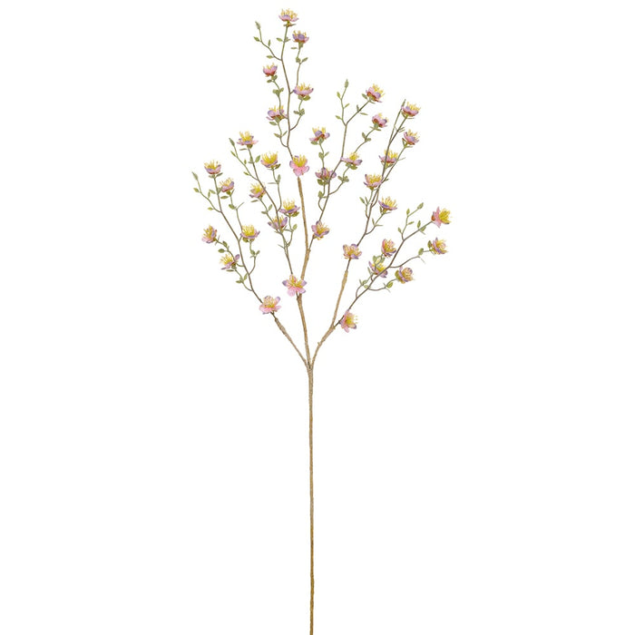 40" Silk Plum Blossom Flower Stem -Lavender/Purple (pack of 12) - FSB994-LV/PU