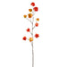 32" Chinese Lantern Artificial Flower Stem -Amber (pack of 12) - FSC001-AM