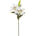 33.5" Casablanca Lily Faux Flower Stem -White (Pack of 12) - FSC004-WH