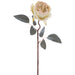 19" Cabbage Rose Silk Flower Stem -Green/Blush (Pack of 12) - FSC005-GR/BS