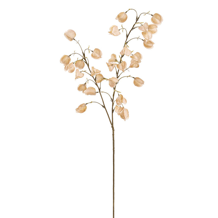 38" Artificial Chinese Lantern Flower Stem -Beige (Pack of 12) - FSC015-BE