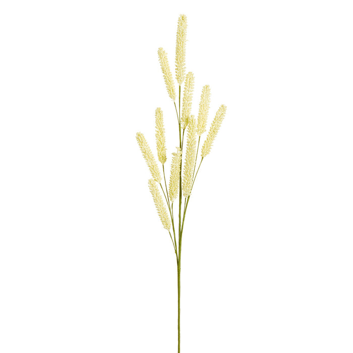 30" Cattail Artificial Flower Stem -Cream (Pack of 12) - FSC047-CR