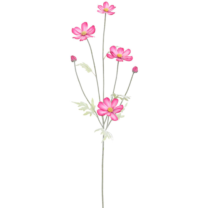 24.5" Cosmos Silk Flower Stem -Boysenberry (Pack of 12) - FSC106-BB