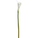24.5" Small Calla Lily Silk Flower Stem -White (Pack of 12) - FSC262-WH