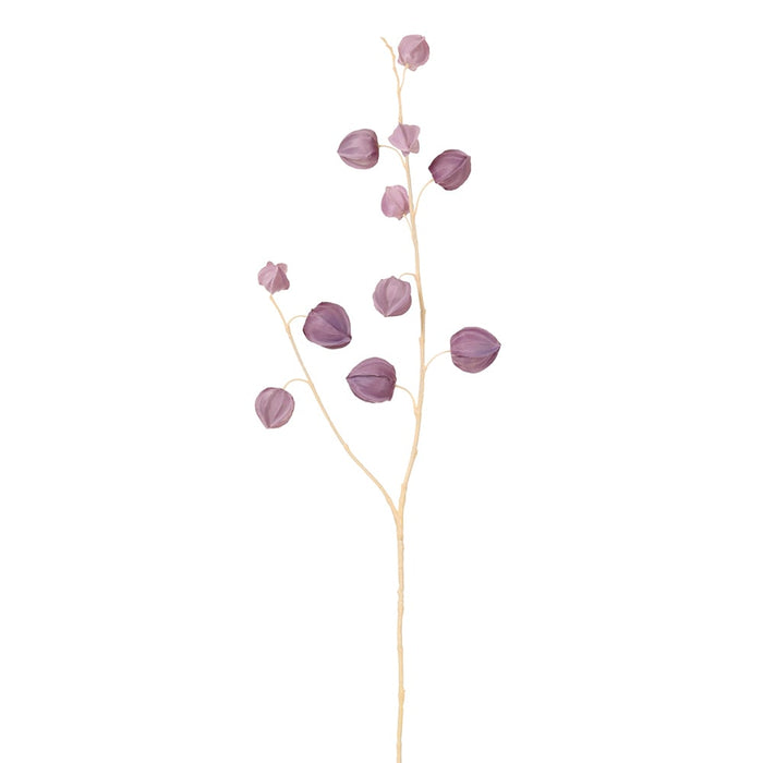 37" Chinese Lantern Artificial Flower Stem -Lavender (Pack of 12) - FSC339-LV