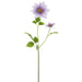 34" Silk Clematis Flower Stem -Lavender (pack of 12) - FSC344-LV