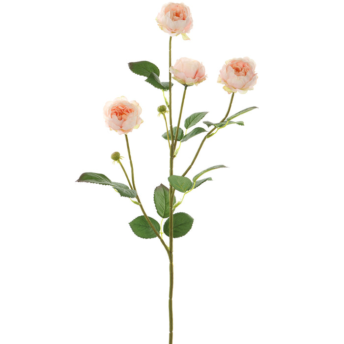 28" Silk Rose Flower Stem -Pink (pack of 12) - FSC404-PK