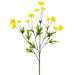 27" Silk Mini Cosmos Flower Spray -Yellow (pack of 12) - FSC427-YE