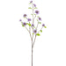 42.5" Clematis Silk Flower Stem -Purple (Pack of 6) - FSC450-PU