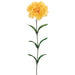 25" Silk Carnation Flower Spray -Yellow (pack of 12) - FSC468-YE